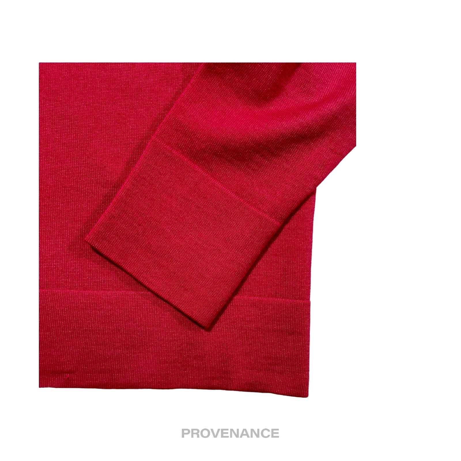 Balenciaga Knit Wool Cardigan - Magenta S - 5