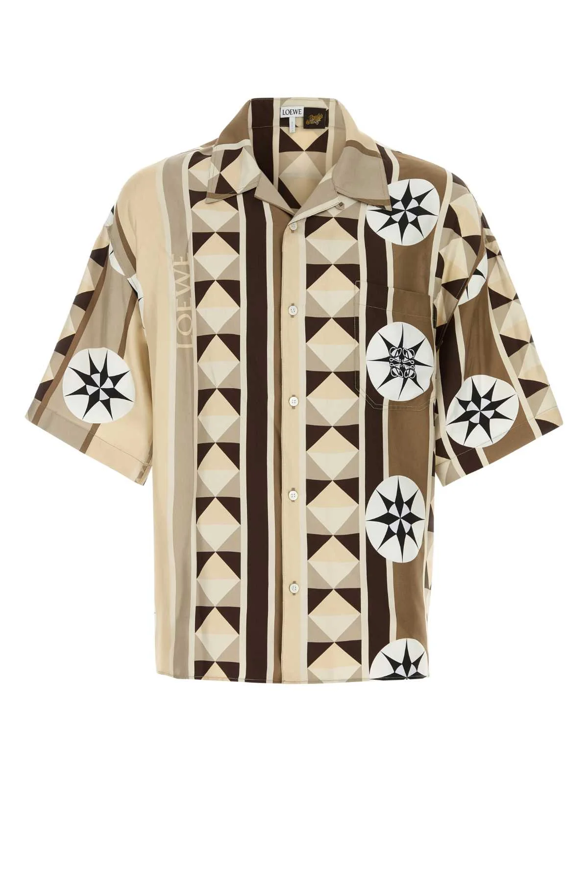 Loewe Paula's Ibiza Men Printed Satin Paula S Ibiza Shirt - 1