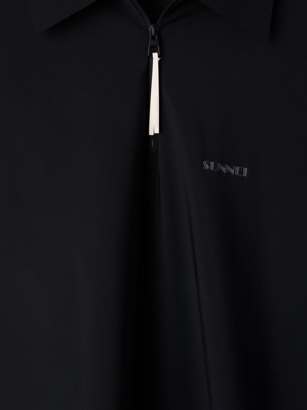 long sleeve zipped polo shirt - 3