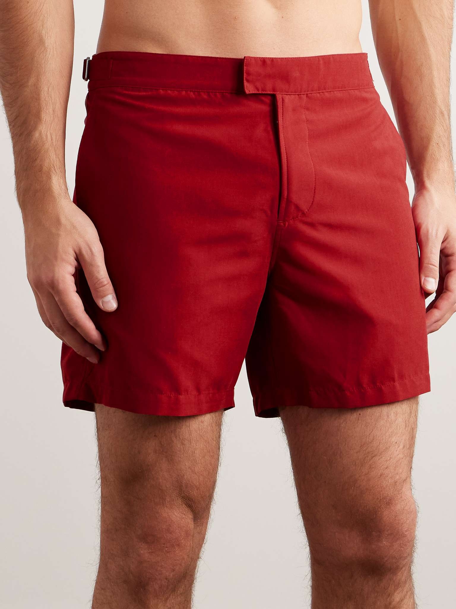 Straight-Leg Mid-Length Swim Shorts - 2