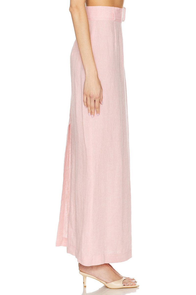 MATTHEW BRUCH Belted Maxi Pencil Skirt outlook