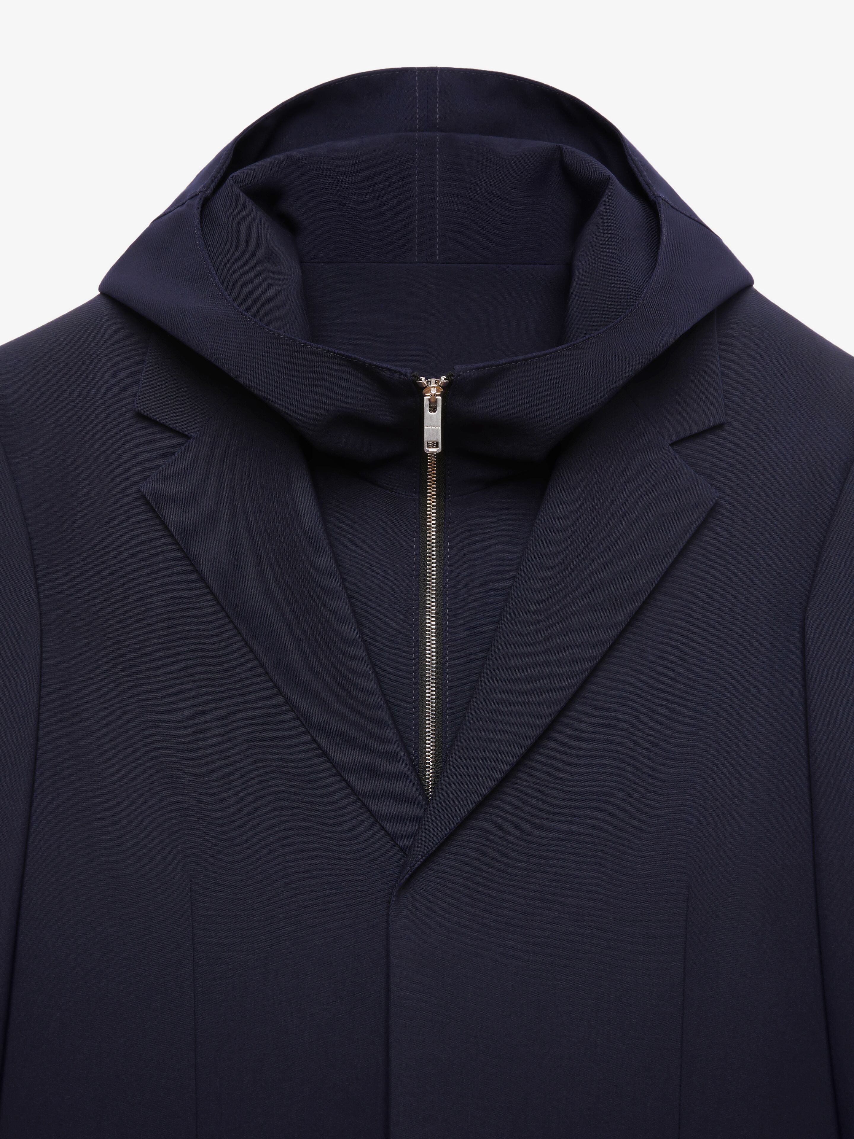 SLIM-FIT JACKET IN WOOL WITH REMOVABLE VEST - 6