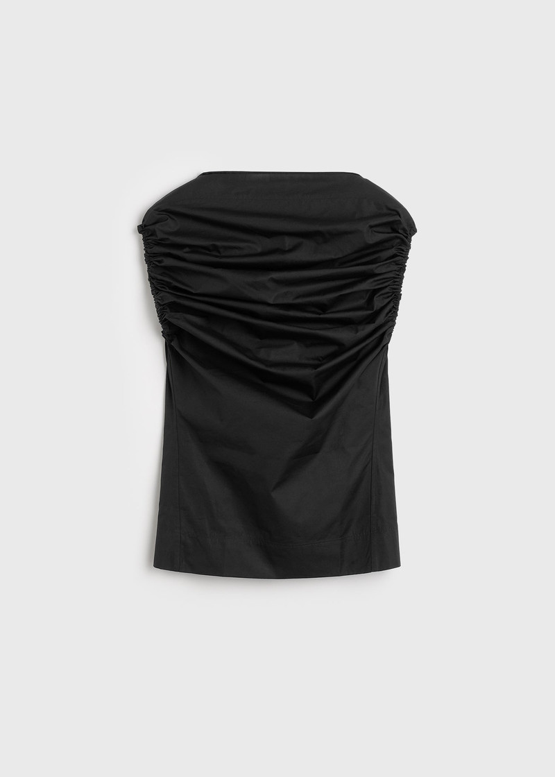 Gathered top black 1