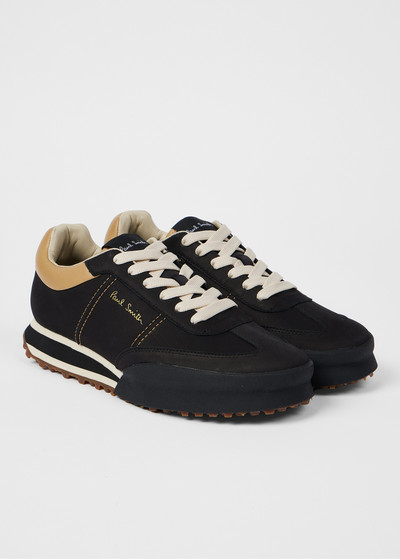 Paul Smith Black 'Gideon' Leather Trainers outlook