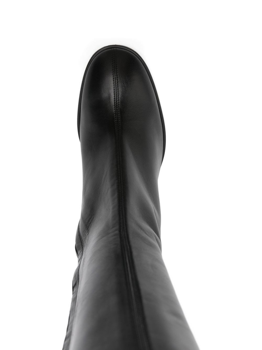 60mm leather knee-high boots - 4