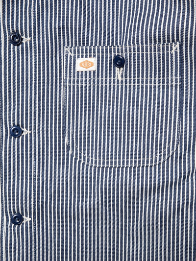 Nudie Jeans Vincent Shirt Hickory Stripe outlook