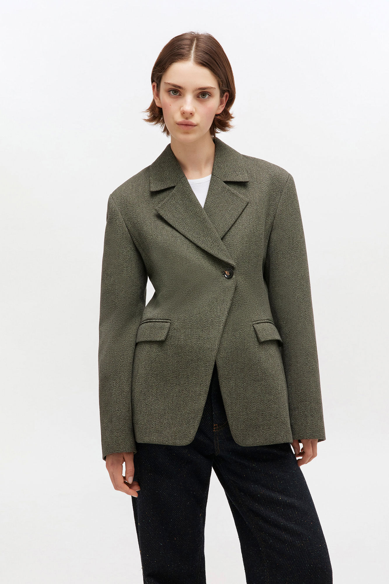 GREEN MOULINE BLAZER - 3