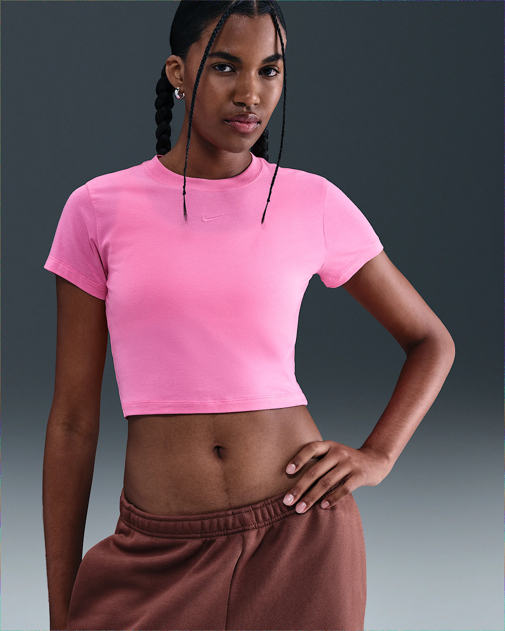 Nike Sportswear Chill Knit Women's Cropped T-Shirt - 1