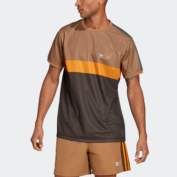 adidas x Human Made Graphic T-shirt 'Brown' HA9995 - 3
