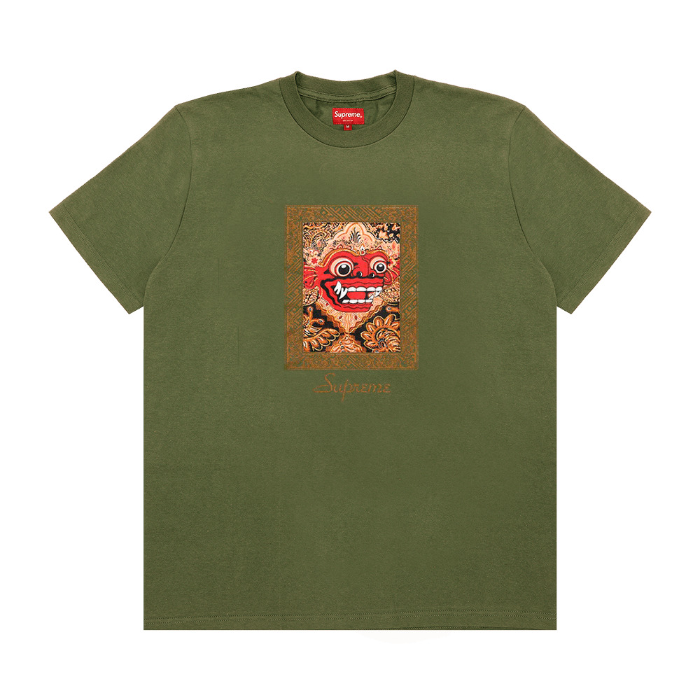 Supreme Barong Patch Short-Sleeve Top 'Olive' - 1
