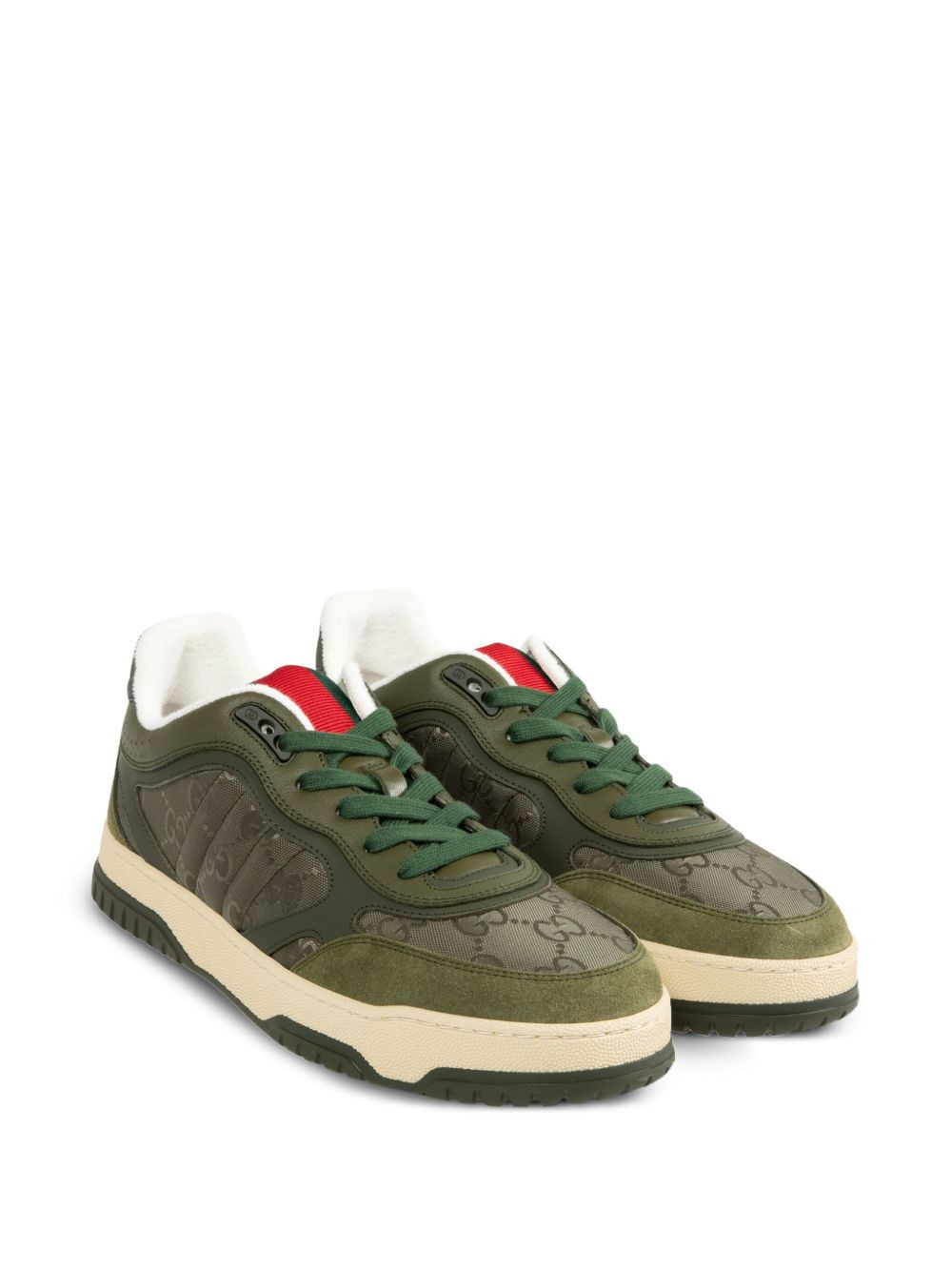 GG-monogram web sneakers - 2