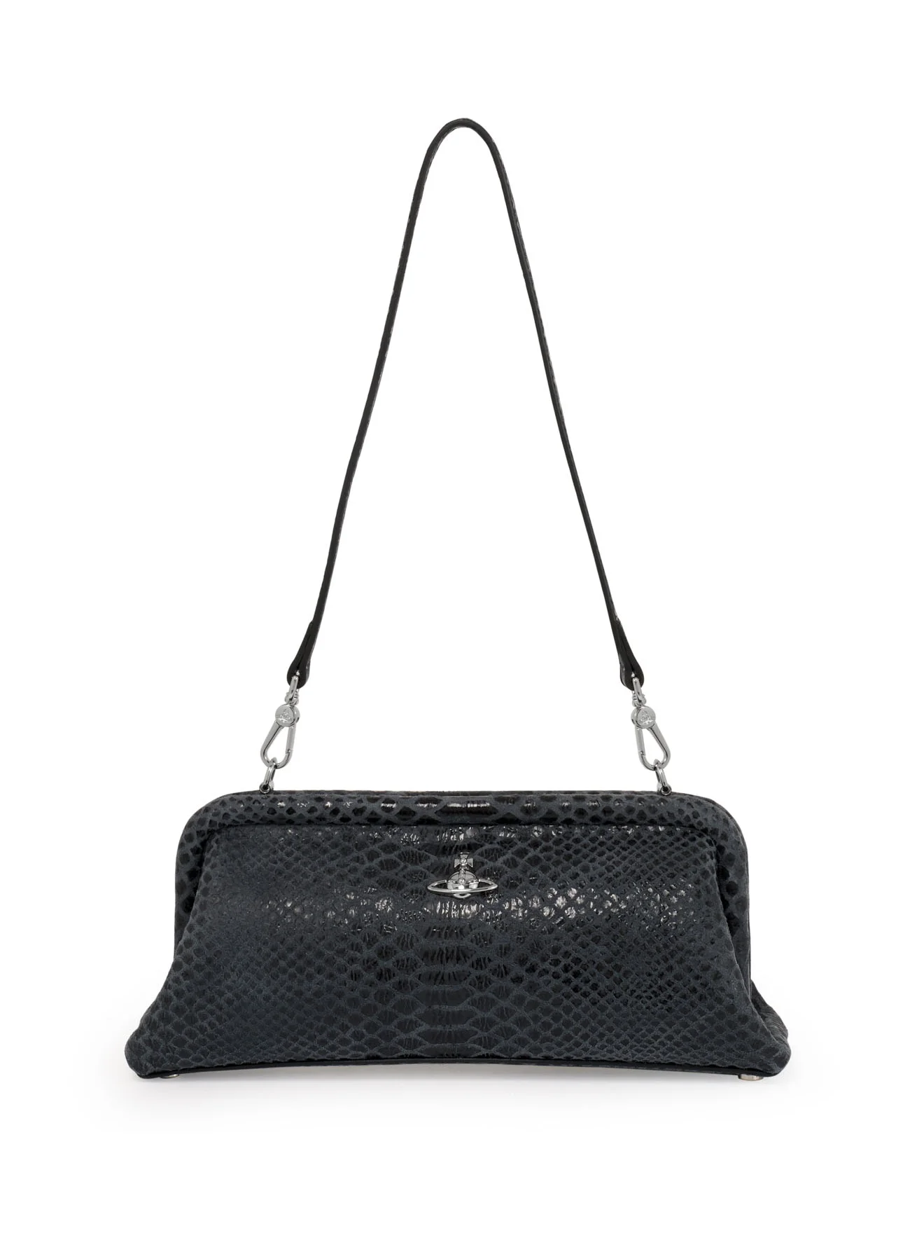 JANE FRAME PURSE - DARK GREY - 1
