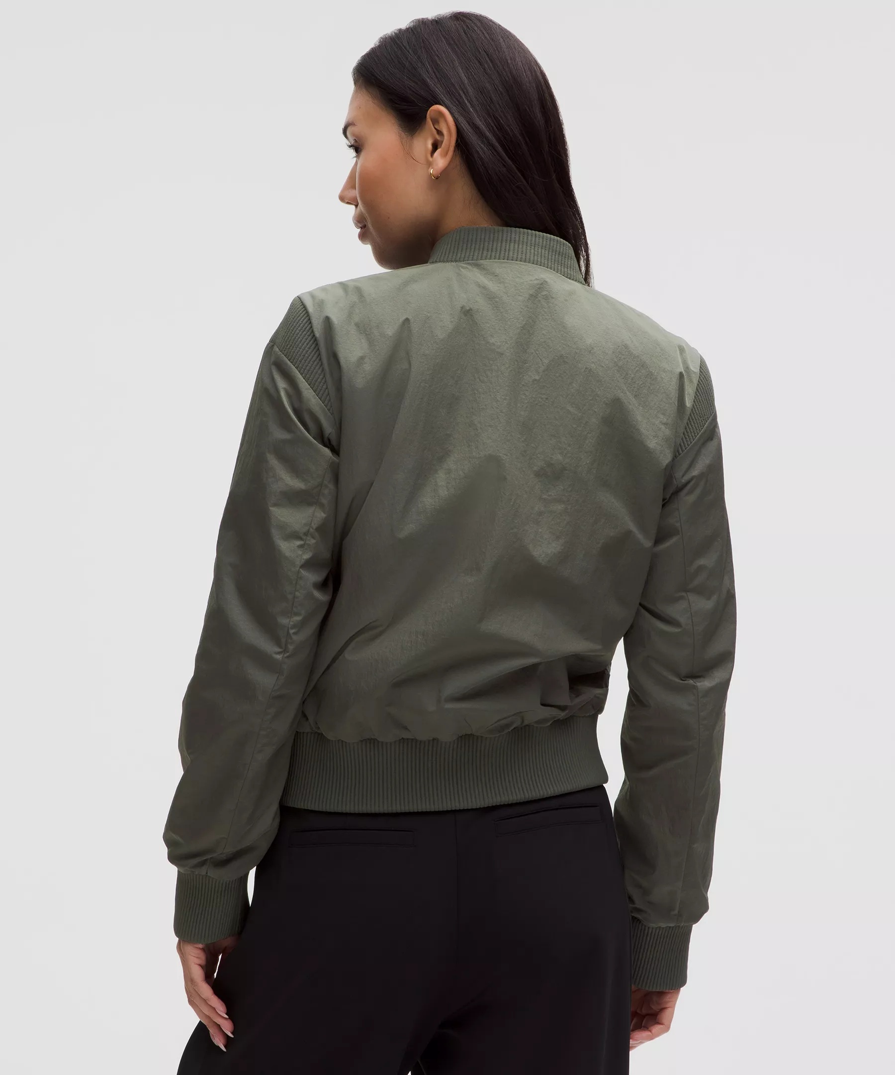 Women's Reversible Insulated Bomber Jacket - 3