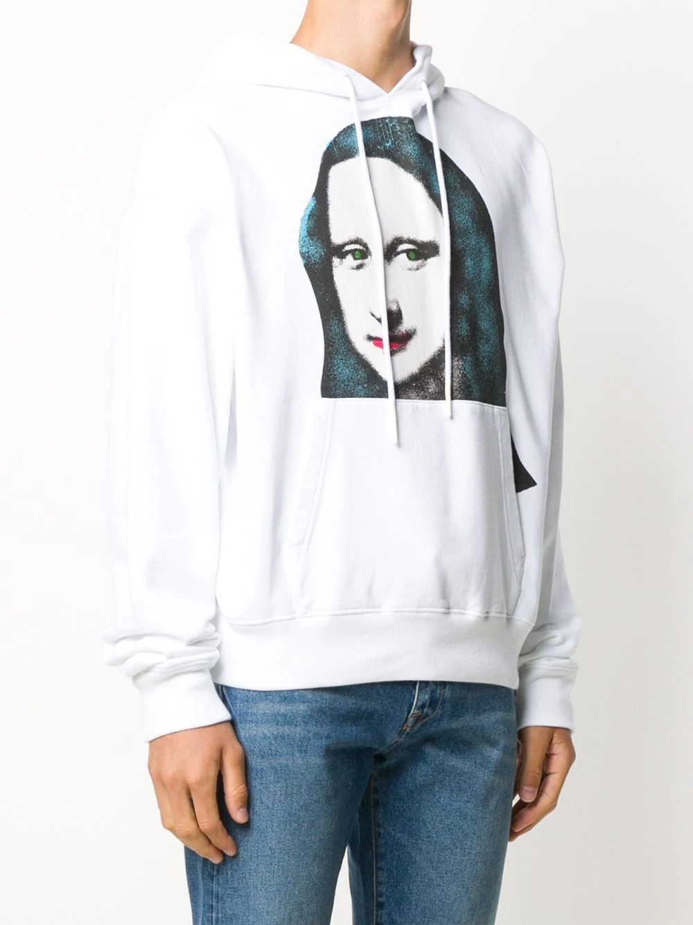 Mona Lisa print hoodie - 3