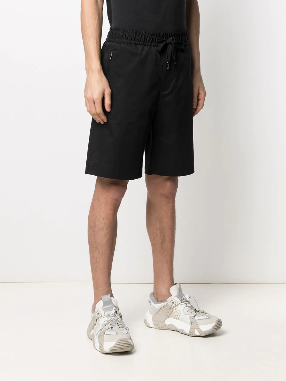 logo patch deck shorts - 3