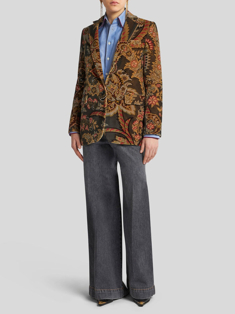 PRINTED VELVET JACKET 4