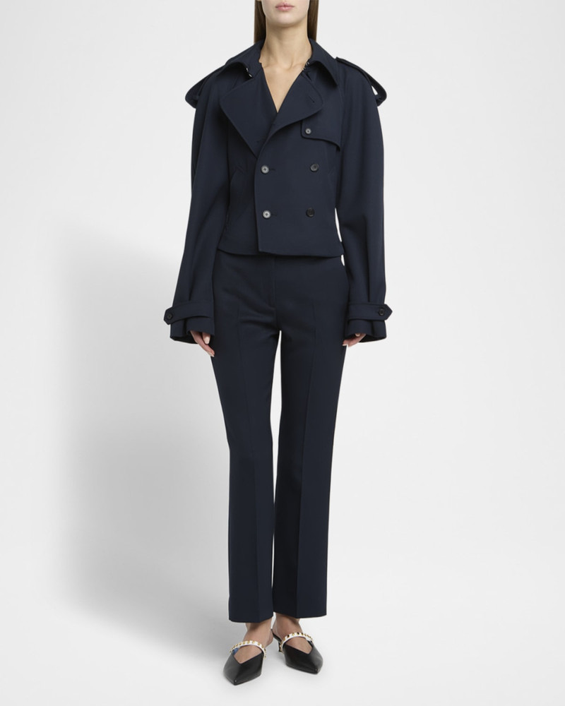 Alexander McQueen Cropped Flare Trousers outlook