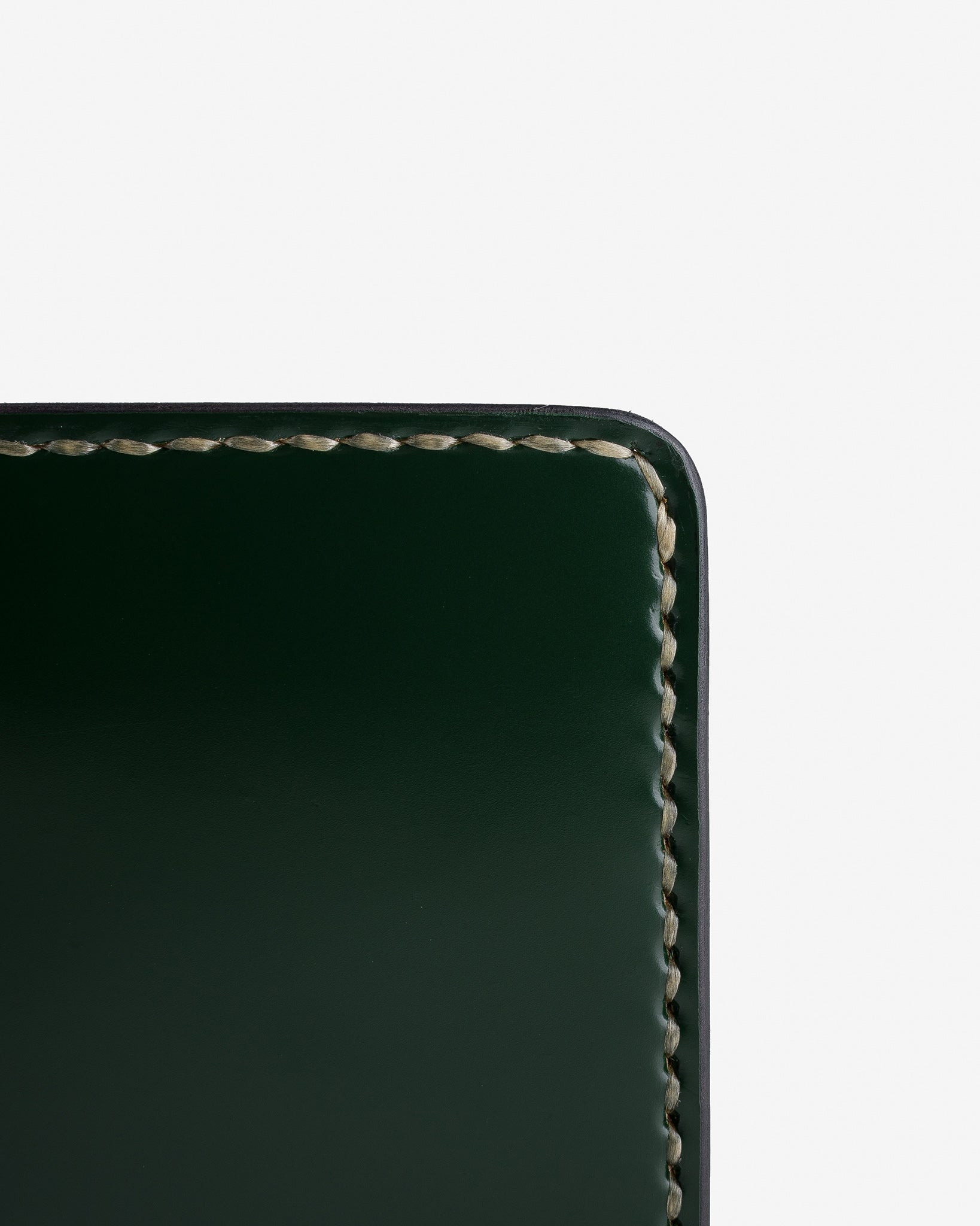IHG-071-GRN Slimline Small Shell Cordovan Wallet - Green - 8