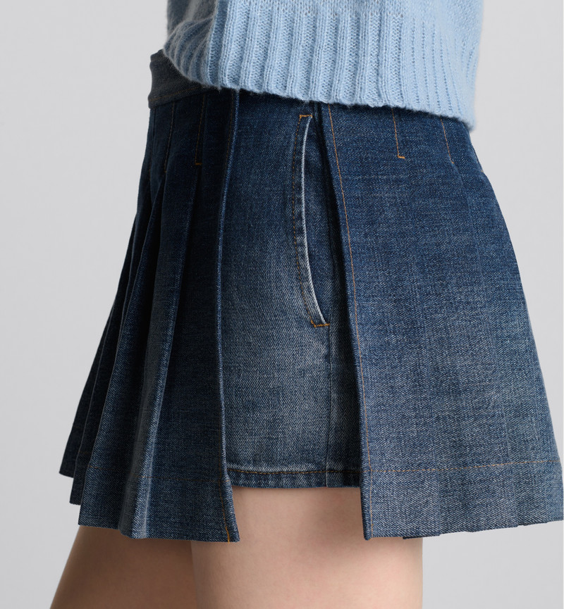Wrap Miniskirt with Integrated Shorts 4