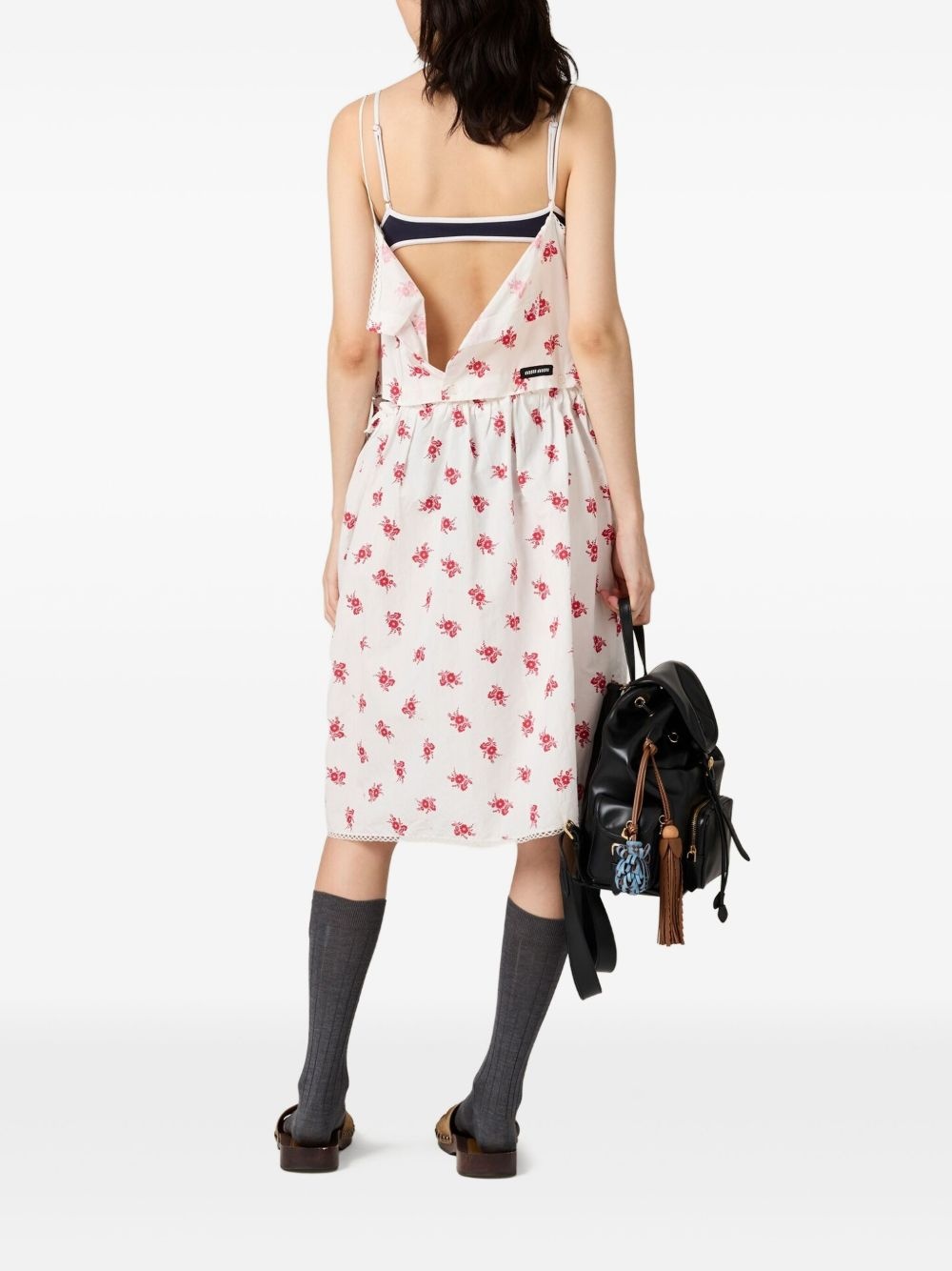 cotton-poplin dress - 3