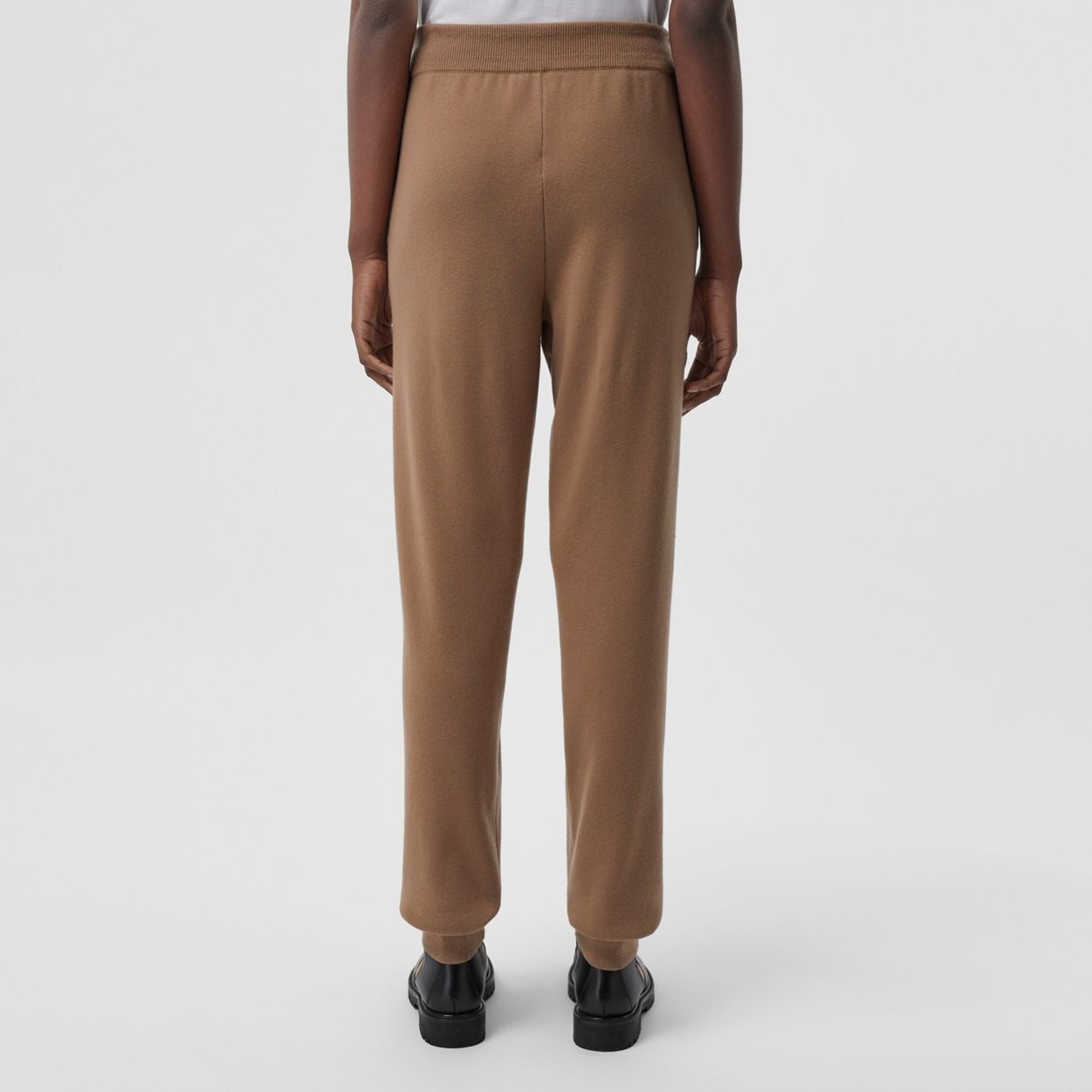 Burberry Monogram Motif Wool Cashmere Blend Jogging Pants