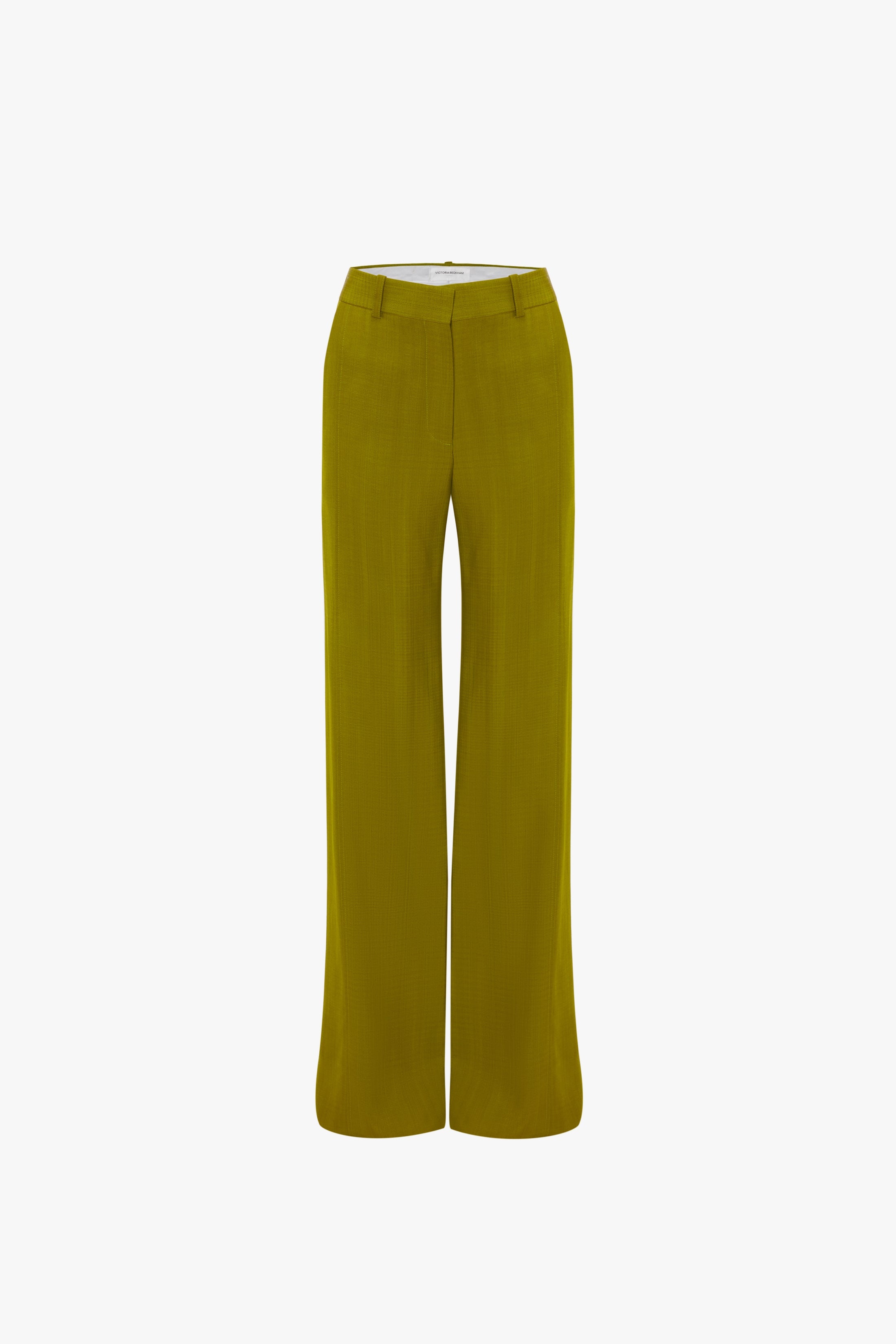 Sculptural Trouser In Parrot Green - 1