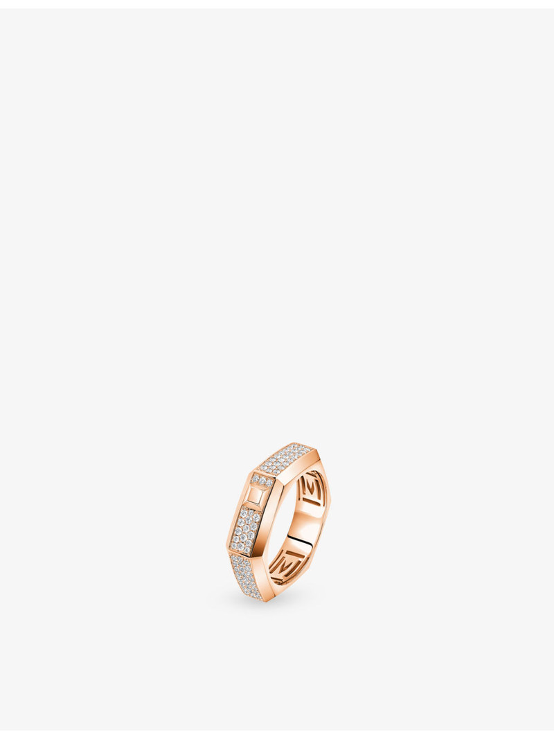 Moderniste Medium Pave 18ct Gold And 0.35ct Diamond Ring 1