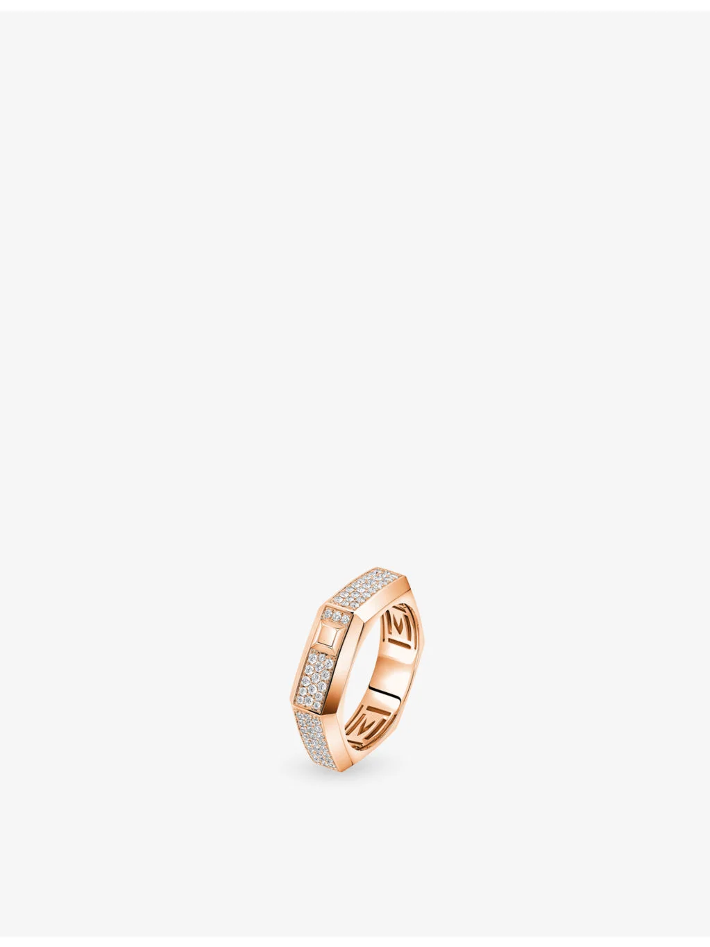 Moderniste Medium Pave 18ct Gold And 0.35ct Diamond Ring - 1