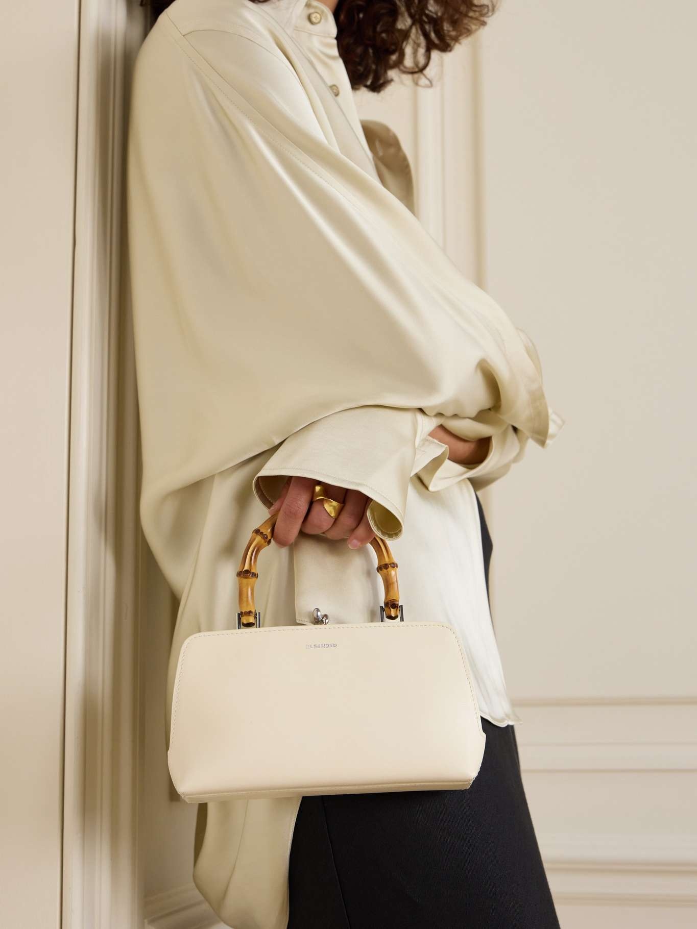 Goji mini bamboo leather tote - 2