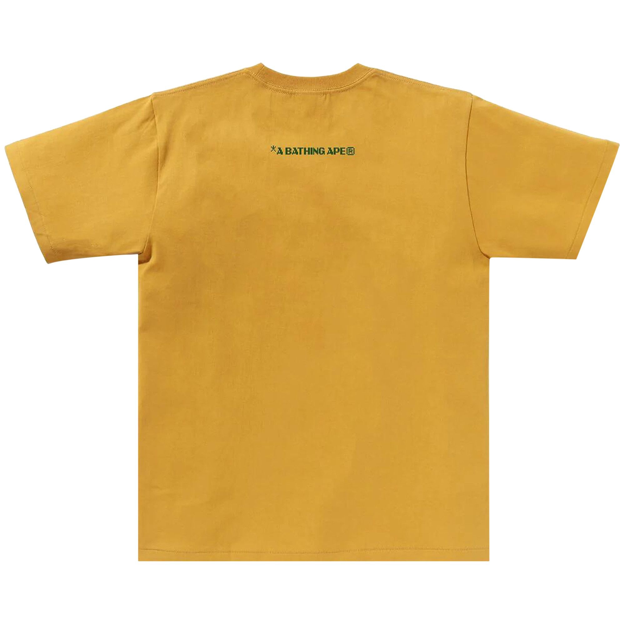 BAPE Bitmap Logo Tee 'Yellow' - 2