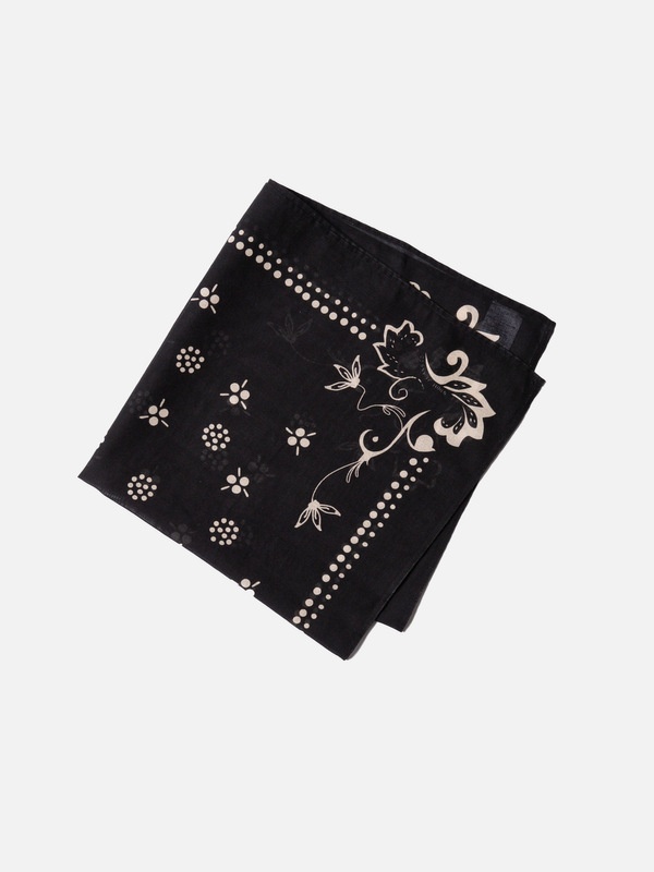 Ingrid Ornament Bandana Black - 1