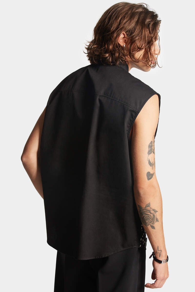 ICON SPLASH REGULAR SLEAVELESS SHIRT - 4