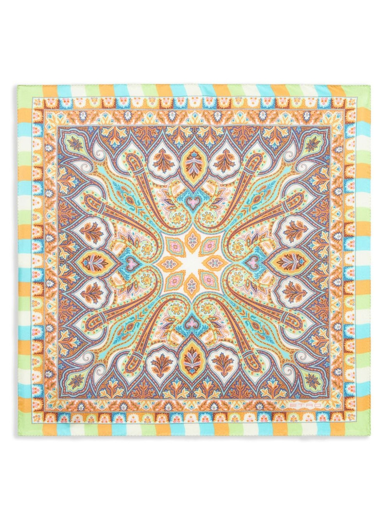 floral-print handkerchief 1