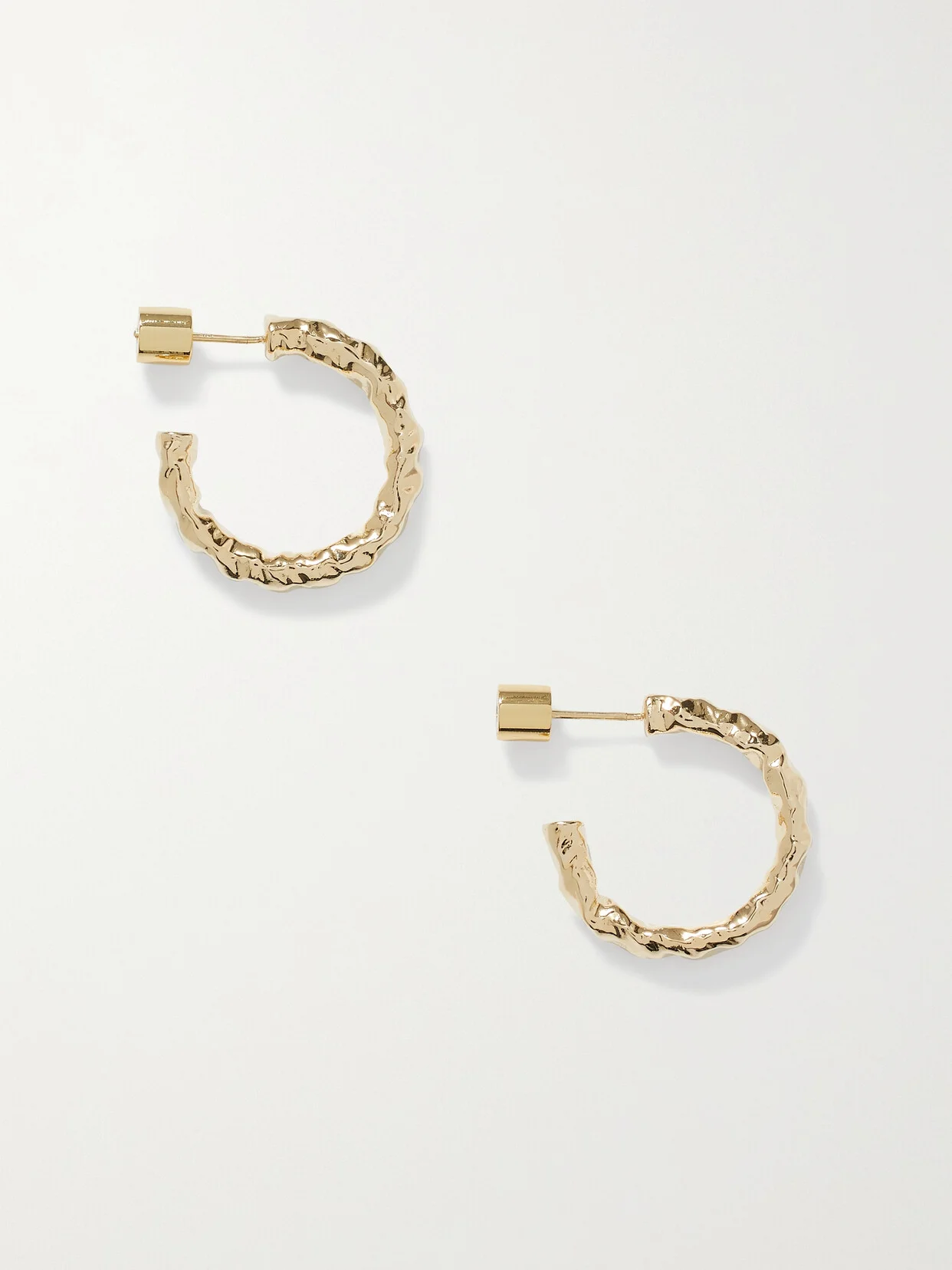 Hailey Gold-plated Hoop Earrings - 1