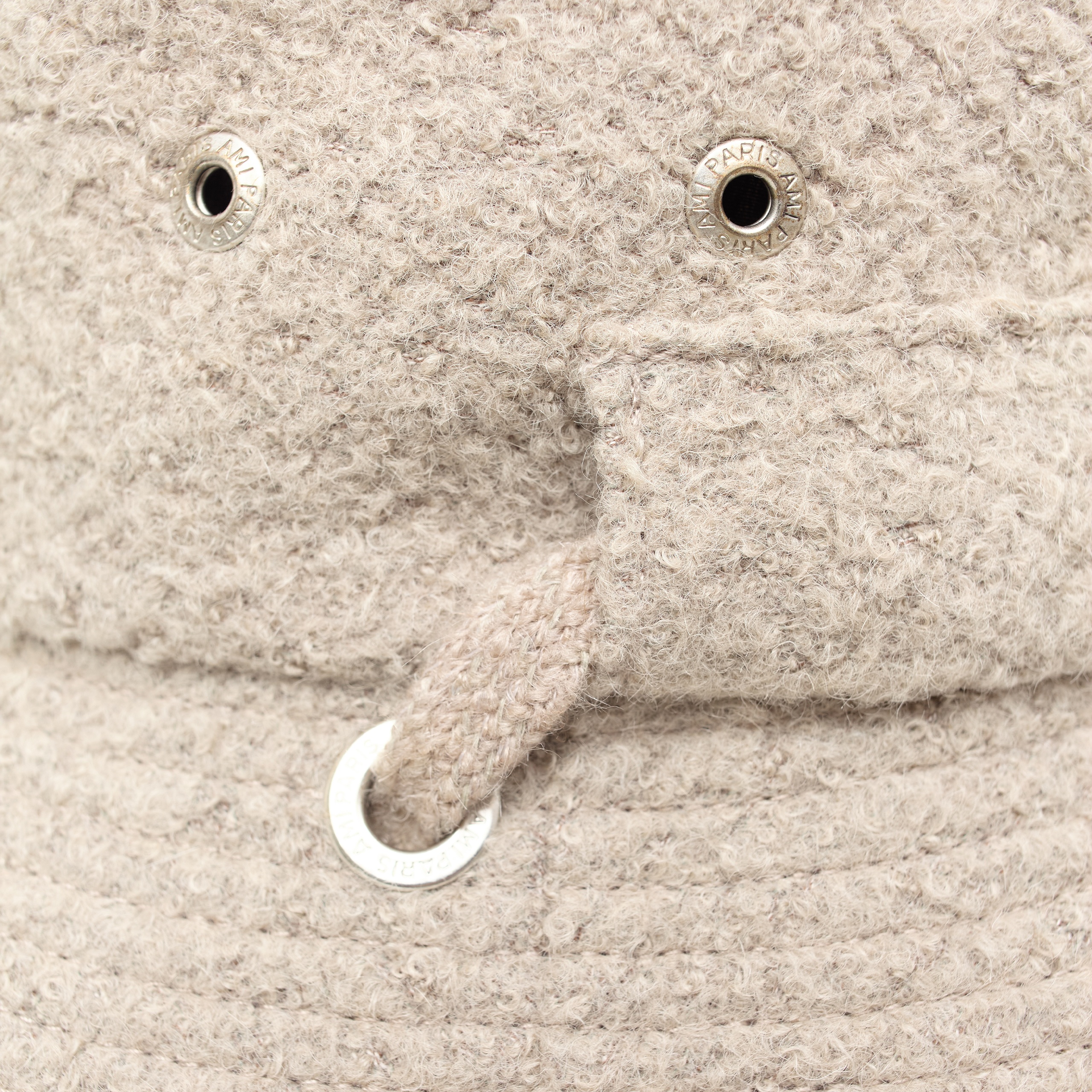 BEIGE WOOL PANAMA - 4
