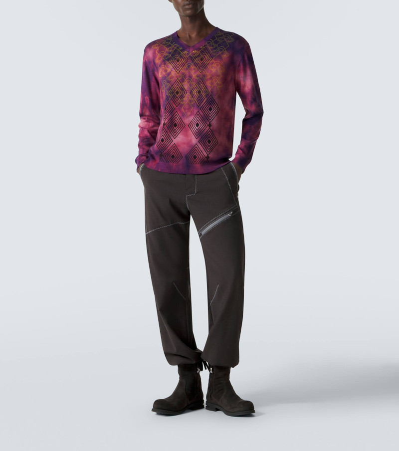 Kiko Kostadinov Hatha tie-dye wool sweater outlook