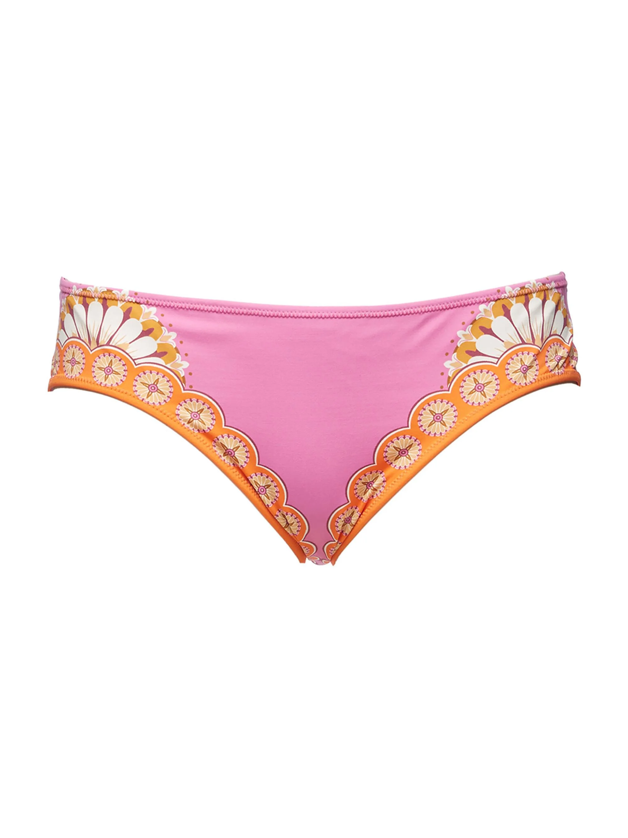 Women's Sunset Bikini Bottom - Napoli Plates Placee Pink - 1