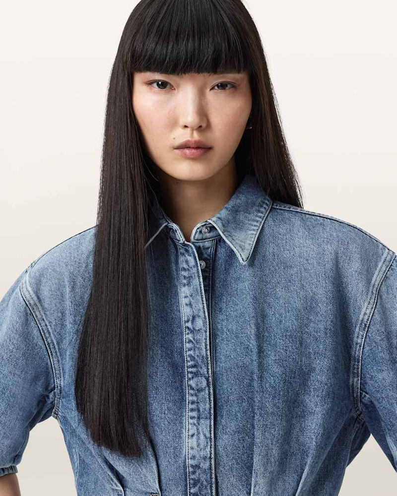 NANCY SLIM FIT DENIM SHIRT 3