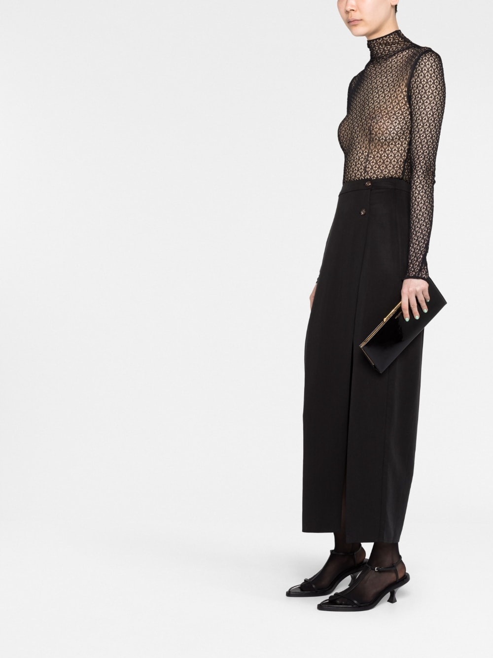 Fena diamond-lace bodysuit - 4
