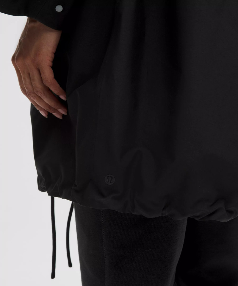 Oversized Cocoon Rain Coat 4