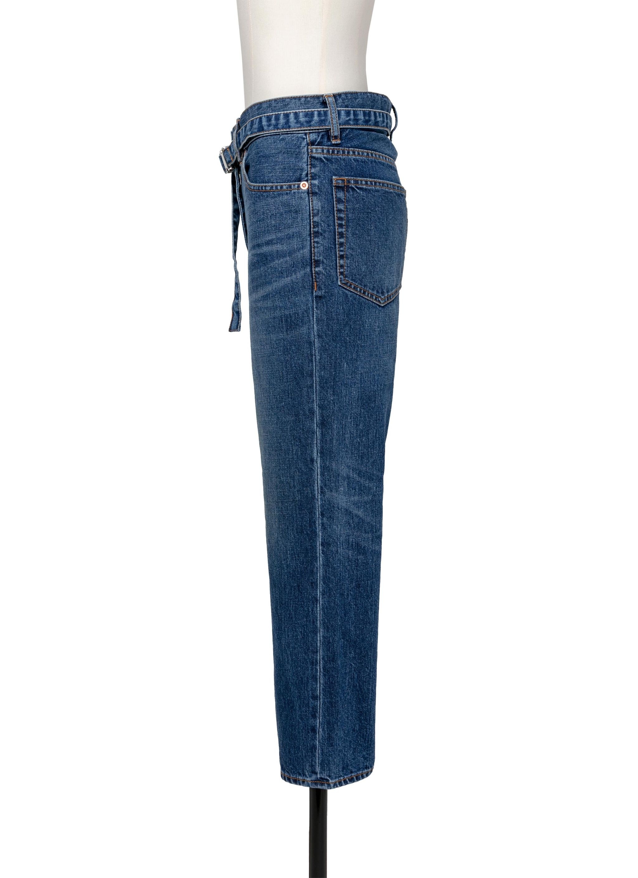 Boot Cut Denim Pants - 2