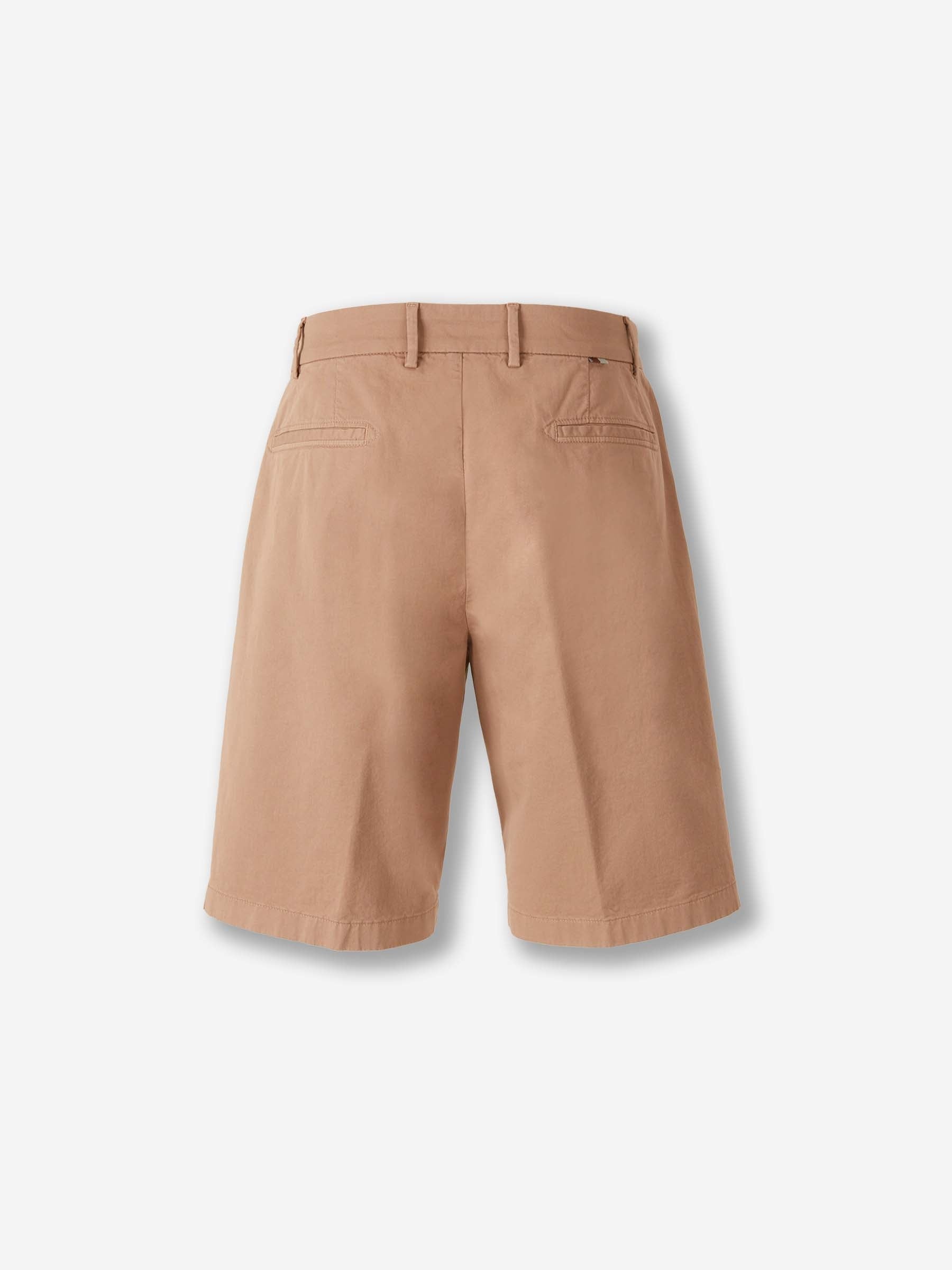 STRAIGHT COTTON BERMUDA SHORTS - 2