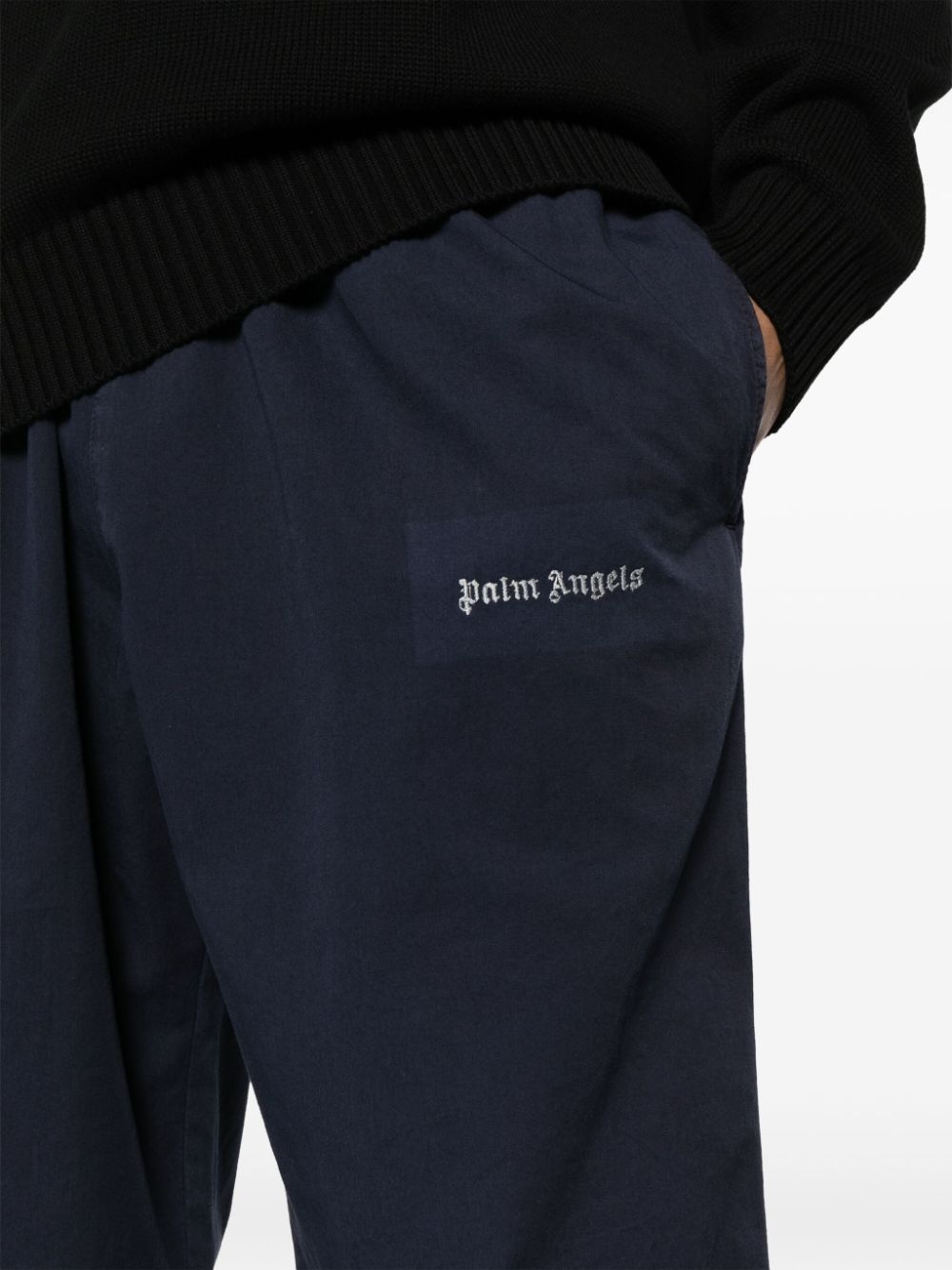 mid-rise straight-leg trousers - 5