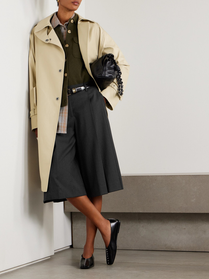 TWP Stefens Pleated Wool Culottes outlook