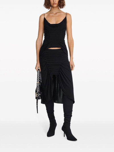 Dion Lee Ventral draped mini skirt outlook