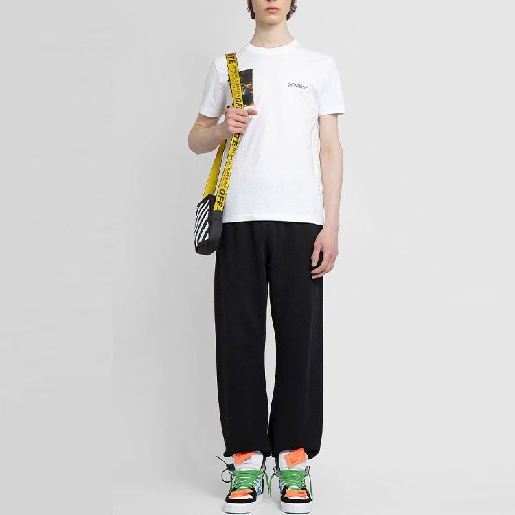 Men's Off-White SS22 Solid Color Casual Pants/Trousers Black OMCH029C99FLE0021001 - 3