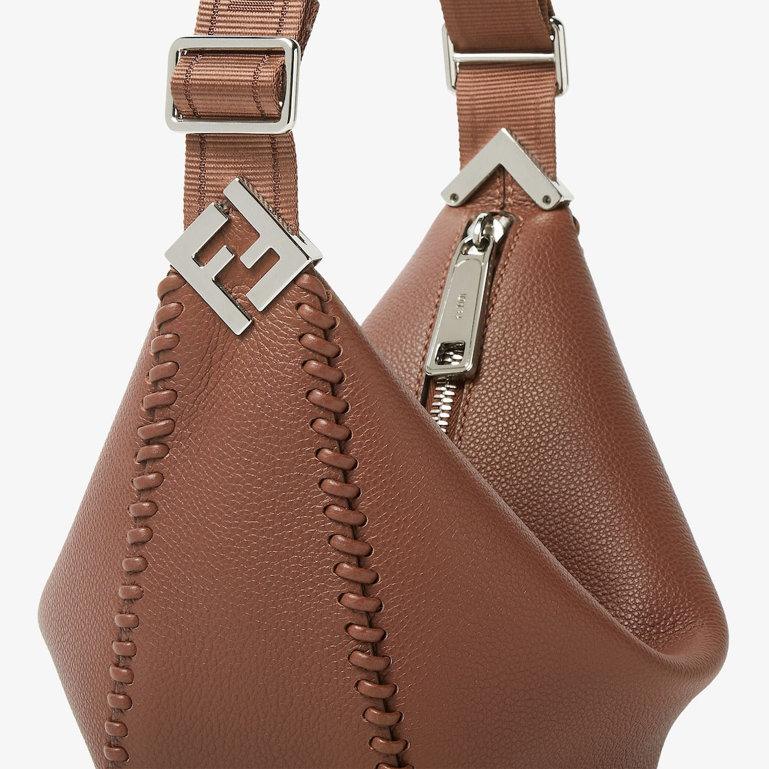 Fendi Roma Leather Fendi Melon Small - 5