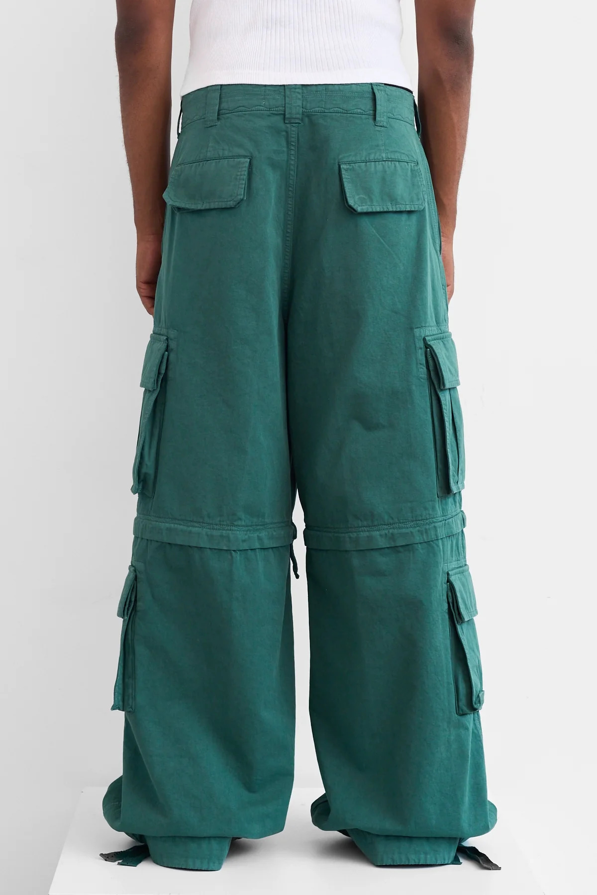ERL Zip-Off Cargo Pants Green - 5