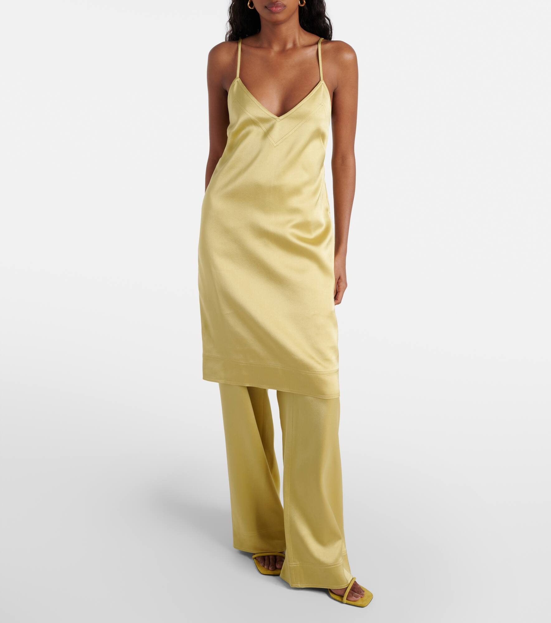 Satin slip dress - 6