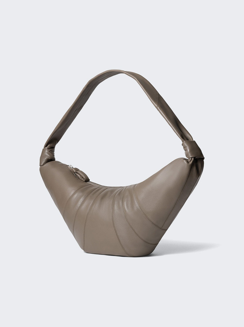 Lemaire Medium Croissant Bag Dark Khaki outlook